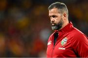 19 July 2025; British & Irish Lions head coach Andy Farrell before the first test match between Australia and the British & Irish Lions at Suncorp Stadium in Brisbane, Australia. Photo by Brendan Moran/Sportsfile