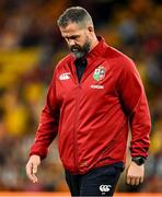 19 July 2025; British & Irish Lions head coach Andy Farrell before the first test match between Australia and the British & Irish Lions at Suncorp Stadium in Brisbane, Australia. Photo by Brendan Moran/Sportsfile