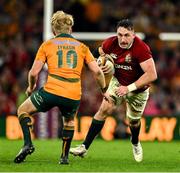 19 July 2025; Jack Conan of British & Irish Lions in action against Tom Lynagh of Australia during the first test match between Australia and the British & Irish Lions at Suncorp Stadium in Brisbane, Australia. Photo by Brendan Moran/Sportsfile
