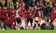 19 July 2025; Joe McCarthy of British & Irish Lions leaves the pitch upon being substituted during the first test match between Australia and the British & Irish Lions at Suncorp Stadium in Brisbane, Australia. Photo by Brendan Moran/Sportsfile