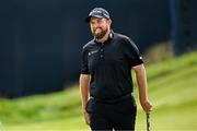 20 July 2025; Shane Lowry of Ireland reacts on the 17th green during the final round of The 153rd Open Championship at Royal Portrush Golf Club in Portrush, Antrim. Photo by Ramsey Cardy/Sportsfile