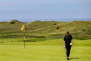 20 July 2025; Shane Lowry of Ireland on the 16th green during the final round of The 153rd Open Championship at Royal Portrush Golf Club in Portrush, Antrim. Photo by Ramsey Cardy/Sportsfile
