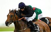 20 July 2025; One Look, with Wayne Lordan up, on their way to winning the Al Shira`aa Racing Meadow Court Stakes during day two of the Juddmonte Irish Oaks Weekend at The Curragh Racecourse in Kildare. Photo by Matt Browne/Sportsfile