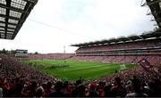20 July 2025; A general view as the players parade before the GAA Hurling All-Ireland Senior Championship final match between Cork and Tipperary at Croke Park in Dublin. Photo by Seb Daly/Sportsfile