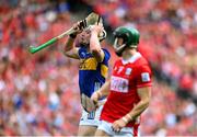 20 July 2025; Eoghan Connolly of Tipperary reacts to a missed opportunity on goal during the GAA Hurling All-Ireland Senior Championship final match between Cork and Tipperary at Croke Park in Dublin. Photo by Stephen McCarthy/Sportsfile