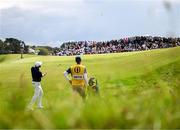 20 July 2025; Scottie Scheffler of USA chips onto the sixth green during the final round of The 153rd Open Championship at Royal Portrush Golf Club in Portrush, Antrim. Photo by Ramsey Cardy/Sportsfile