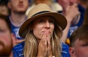 20 July 2025; A Tipperary supporter reacts during the GAA Hurling All-Ireland Senior Championship final match between Cork and Tipperary at Croke Park in Dublin. Photo by David Fitzgerald/Sportsfile