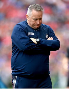 20 July 2025; Cork manager Pat Ryan during the GAA Hurling All-Ireland Senior Championship final match between Cork and Tipperary at Croke Park in Dublin. Photo by Stephen McCarthy/Sportsfile