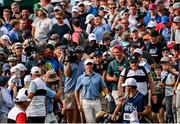 20 July 2025; Rory McIlroy of Northern Ireland walks out of the rough on the 17th hole during the final round of The 153rd Open Championship at Royal Portrush Golf Club in Portrush, Antrim. Photo by Ramsey Cardy/Sportsfile
