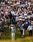 20 July 2025; Rory McIlroy of Northern Ireland walks out of the rough on the 17th hole during the final round of The 153rd Open Championship at Royal Portrush Golf Club in Portrush, Antrim. Photo by Ramsey Cardy/Sportsfile