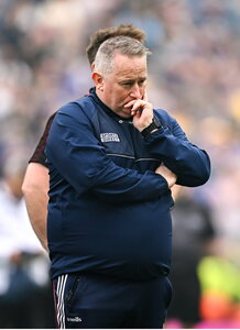 20 July 2025; Cork manager Pat Ryan after his side's defeat in the GAA Hurling All-Ireland Senior Championship final match between Cork and Tipperary at Croke Park in Dublin. Photo by Seb Daly/Sportsfile