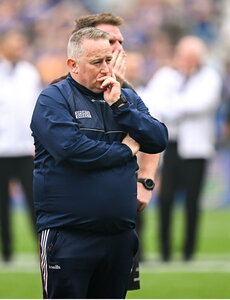 20 July 2025; Cork manager Pat Ryan after his side's defeat in the GAA Hurling All-Ireland Senior Championship final match between Cork and Tipperary at Croke Park in Dublin. Photo by Seb Daly/Sportsfile