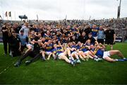 20 July 2025; Tipperary players and staff celebrate with the Liam MacCarthy cup after their side's victory in the GAA Hurling All-Ireland Senior Championship final match between Cork and Tipperary at Croke Park in Dublin. Photo by Stephen McCarthy/Sportsfile