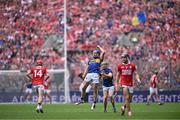 20 July 2025; Jason Forde, left, and Noel McGrath of Tipperary celebrates during the GAA Hurling All-Ireland Senior Championship final match between Cork and Tipperary at Croke Park in Dublin. Photo by Piaras Ó Mídheach/Sportsfile