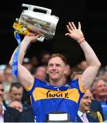 20 July 2025; Michael Breen of Tipperary lifts the Liam MacCarthy cup after the GAA Hurling All-Ireland Senior Championship final match between Cork and Tipperary at Croke Park in Dublin. Photo by Stephen McCarthy/Sportsfile