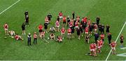 20 July 2025; Dejected Cork players after the GAA Hurling All-Ireland Senior Championship final match between Cork and Tipperary at Croke Park in Dublin. Photo by Daire Brennan/Sportsfile