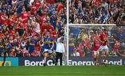 20 July 2025; John McGrath, 14, of Tipperary cebrates scoring his side's first goal, in the 46th minute, during the GAA Hurling All-Ireland Senior Championship final match between Cork and Tipperary at Croke Park in Dublin. Photo by Ray McManus/Sportsfile