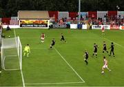 20 July 2025; A general view of action during the Sports Direct Men’s FAI Cup second round match between St. Patrick’s Athletic and UCC at Richmond Park in Dublin. Photo by Michael P Ryan/Sportsfile