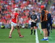 20 July 2025; Patrick Horgan of Cork leaves the pitch in a second half substitution during the GAA Hurling All-Ireland Senior Championship final match between Cork and Tipperary at Croke Park in Dublin. Photo by Stephen McCarthy/Sportsfile