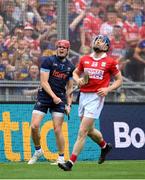 20 July 2025; Tipperary goalkeeper Rhys Shelly celebrates late in the GAA Hurling All-Ireland Senior Championship final match between Cork and Tipperary at Croke Park in Dublin. Photo by Stephen McCarthy/Sportsfile