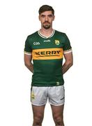 26 March 2025; Tom Leo O'Sullivan poses for a portrait during a Kerry football squad portraits session at Kerry GAA Centre of Excellence in Currans, Kerry. Photo by Brendan Moran/Sportsfile