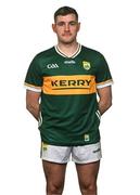 26 March 2025; Graham O'Sullivan poses for a portrait during a Kerry football squad portraits session at Kerry GAA Centre of Excellence in Currans, Kerry. Photo by Brendan Moran/Sportsfile
