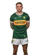 26 March 2025; Micheál Burns poses for a portrait during a Kerry football squad portraits session at Kerry GAA Centre of Excellence in Currans, Kerry. Photo by Brendan Moran/Sportsfile