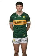 26 March 2025; Tony Brosnan poses for a portrait during a Kerry football squad portraits session at Kerry GAA Centre of Excellence in Currans, Kerry. Photo by Brendan Moran/Sportsfile