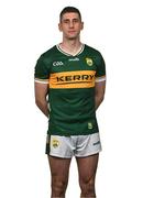 26 March 2025; Paul Geaney poses for a portrait during a Kerry football squad portraits session at Kerry GAA Centre of Excellence in Currans, Kerry. Photo by Brendan Moran/Sportsfile