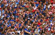20 July 2025; Darragh McCarthy of Tipperary takes a free during the GAA Hurling All-Ireland Senior Championship final match between Cork and Tipperary at Croke Park in Dublin. Photo by Piaras Ó Mídheach/Sportsfile