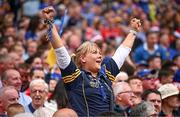 20 July 2025; A Tipperary supporter during the GAA Hurling All-Ireland Senior Championship final match between Cork and Tipperary at Croke Park in Dublin. Photo by Seb Daly/Sportsfile