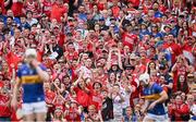 20 July 2025; Cork supporters during the GAA Hurling All-Ireland Senior Championship final match between Cork and Tipperary at Croke Park in Dublin. Photo by Seb Daly/Sportsfile