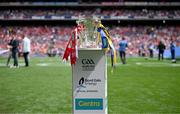 20 July 2025; The Liam MacCarthy cup before the GAA Hurling All-Ireland Senior Championship final match between Cork and Tipperary at Croke Park in Dublin. Photo by Seb Daly/Sportsfile