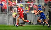 20 July 2025; Ben O'Riordan, Aghabullogue NS, Aghabullogue, Cork, representing Cork, during the GAA INTO Cumann na mBunscol Respect Exhibition Go Games at the GAA Hurling All-Ireland Senior Championship final match between Cork and Tipperary at Croke Park in Dublin. Photo by Seb Daly/Sportsfile