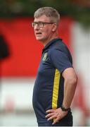 20 July 2025; St Patrick's Athletic manager Stephen Kenny during the Sports Direct Men’s FAI Cup second round match between St. Patrick’s Athletic and UCC at Richmond Park in Dublin. Photo by Michael P Ryan/Sportsfile