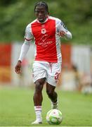 20 July 2025; Al-Amin Kazeem of St Patrick's Athletic during the Sports Direct Men’s FAI Cup second round match between St. Patrick’s Athletic and UCC at Richmond Park in Dublin. Photo by Michael P Ryan/Sportsfile
