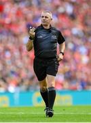 20 July 2025; Referee Liam Gordon during the GAA Hurling All-Ireland Senior Championship final match between Cork and Tipperary at Croke Park in Dublin. Photo by Stephen McCarthy/Sportsfile