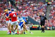 20 July 2025; Referee Liam Gordon during the GAA Hurling All-Ireland Senior Championship final match between Cork and Tipperary at Croke Park in Dublin. Photo by Stephen McCarthy/Sportsfile