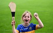 21 July 2025; Tipperary supporter Lucy Kelly, from Clonmel, during the homecoming celebrations of the All-Ireland Senior Hurling Champions at FBD Semple Stadium in Thurles, Tipperary. Photo by Piaras Ó Mídheach/Sportsfile