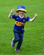 21 July 2025; Tipperary supporter Seán Morrissey, aged 5, from Newport, during the homecoming celebrations of the All-Ireland Senior Hurling Champions at FBD Semple Stadium in Thurles, Tipperary. Photo by Piaras Ó Mídheach/Sportsfile