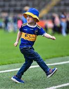 21 July 2025; Tipperary supporter Seán Morrissey, aged 5, from Newport, during the homecoming celebrations of the All-Ireland Senior Hurling Champions at FBD Semple Stadium in Thurles, Tipperary. Photo by Piaras Ó Mídheach/Sportsfile