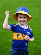 21 July 2025; Tipperary supporter Seán Morrissey, aged 5, from Newport, during the homecoming celebrations of the All-Ireland Senior Hurling Champions at FBD Semple Stadium in Thurles, Tipperary. Photo by Piaras Ó Mídheach/Sportsfile