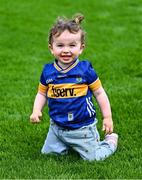 21 July 2025; Tipperary supporter Molly Morgan, aged one and a half, during the homecoming celebrations of the All-Ireland Senior Hurling Champions at FBD Semple Stadium in Thurles, Tipperary. Photo by Piaras Ó Mídheach/Sportsfile