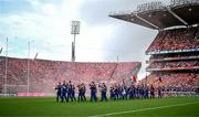 20 July 2025; A general view of Croke Park during the pre-match parade lead by the Artane School of Music before the GAA Hurling All-Ireland Senior Championship final match between Cork and Tipperary at Croke Park in Dublin. Photo by Stephen McCarthy/Sportsfile