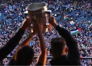 21 July 2025; Tipperary supporters and the Liam MacCarthy cup during the homecoming celebrations of the All-Ireland Senior Hurling Champions at FBD Semple Stadium in Thurles, Tipperary. Photo by Piaras Ó Mídheach/Sportsfile