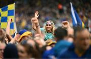 21 July 2025; A Tipperary supporter during the homecoming celebrations of the All-Ireland Senior Hurling Champions at FBD Semple Stadium in Thurles, Tipperary. Photo by Piaras Ó Mídheach/Sportsfile