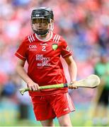 20 July 2025; Eliah Kenny, Clonmoney NS, Newmarket-on-Fergus, Clare, representing Cork, during the GAA INTO Cumann na mBunscol Respect Exhibition Go Games at the GAA Hurling All-Ireland Senior Championship final match between Cork and Tipperary at Croke Park in Dublin. Photo by Stephen McCarthy/Sportsfile