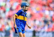20 July 2025; Joshua Ryan, Scoil Dean Cussen, Bruff, Limerick, representing Tipperary, during the GAA INTO Cumann na mBunscol Respect Exhibition Go Games at the GAA Hurling All-Ireland Senior Championship final match between Cork and Tipperary at Croke Park in Dublin. Photo by Stephen McCarthy/Sportsfile