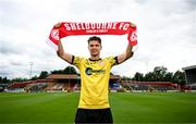 22 July 2025; New signing Wessel Speel poses for a portrait before a Shelbourne press conference at Tolka Park in Dublin. Photo by Stephen McCarthy/Sportsfile