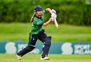 22 July 2025; Ireland batter Amy Hunter during match two of the Women's T20 International Series between Ireland and Zimbabwe at Pembroke Cricket Club in Dublin. Photo by Sam Barnes/Sportsfile